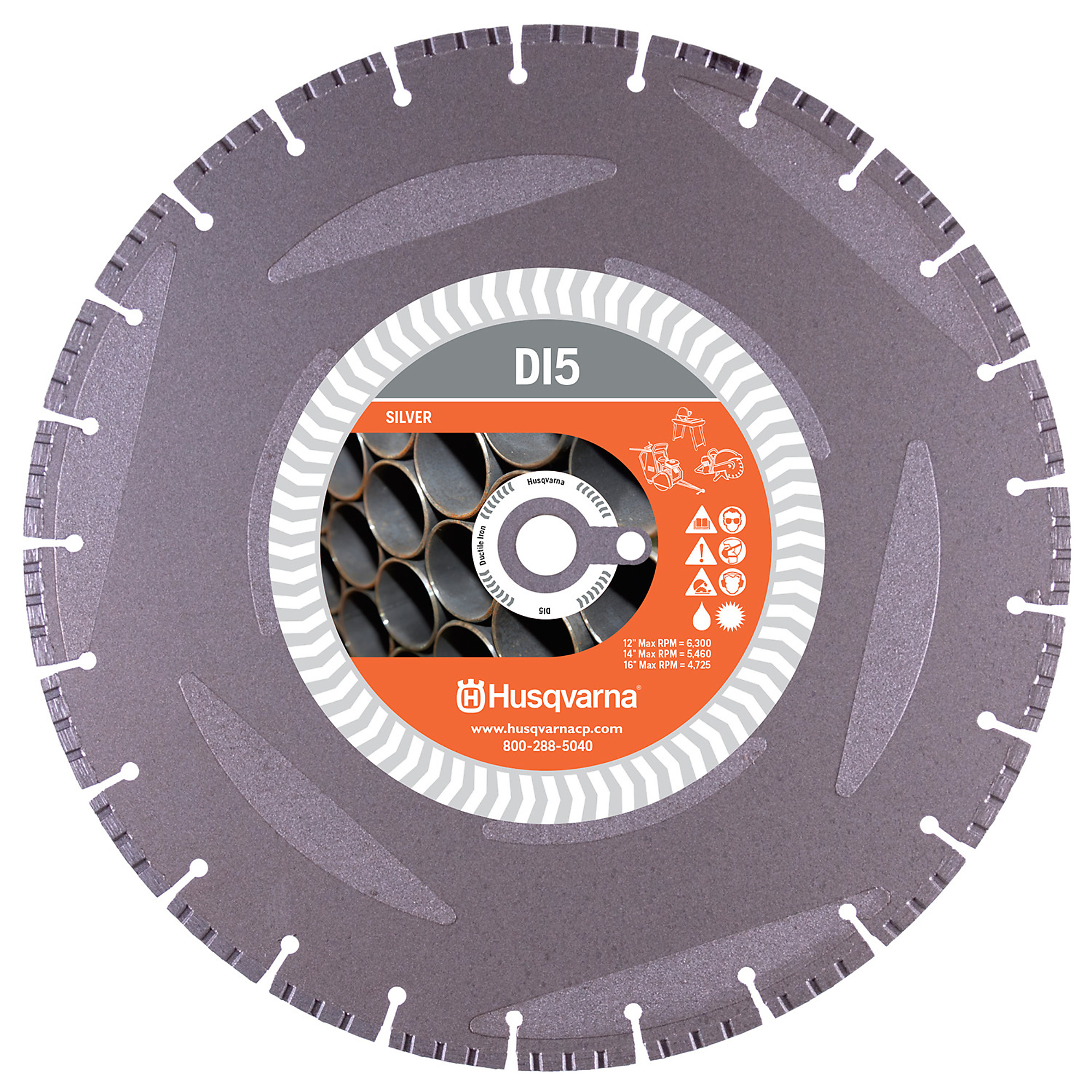 Husqvarna, DI5 14in. blade, Blade Diameter 14 in, Included (qty.) 1, Model# 542776408